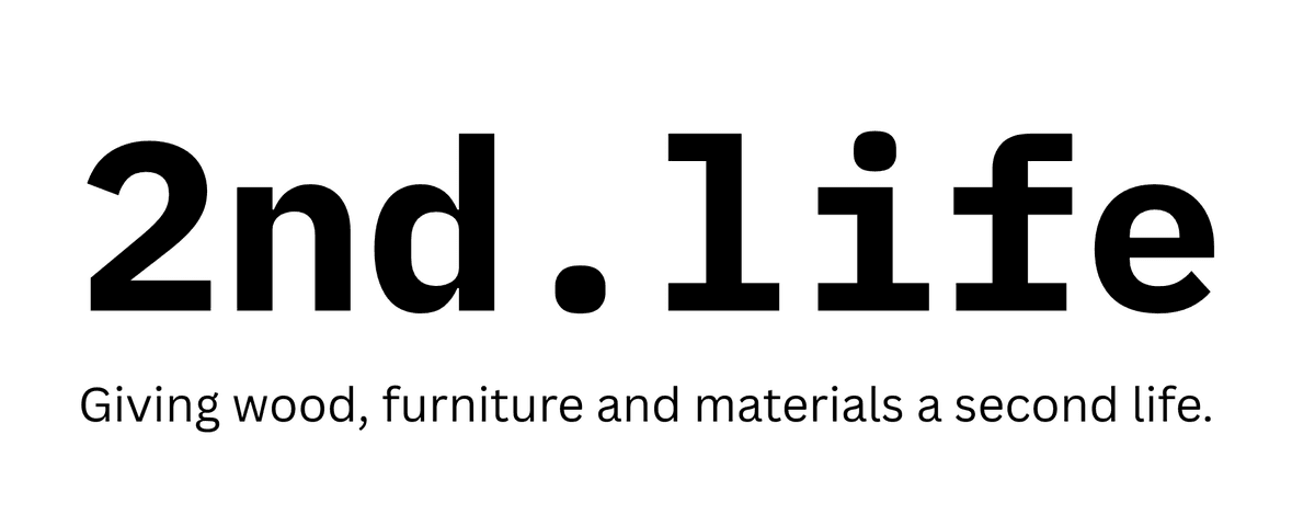 โลโก้ 2nd.life Giving wood, furniture and materials a second life.